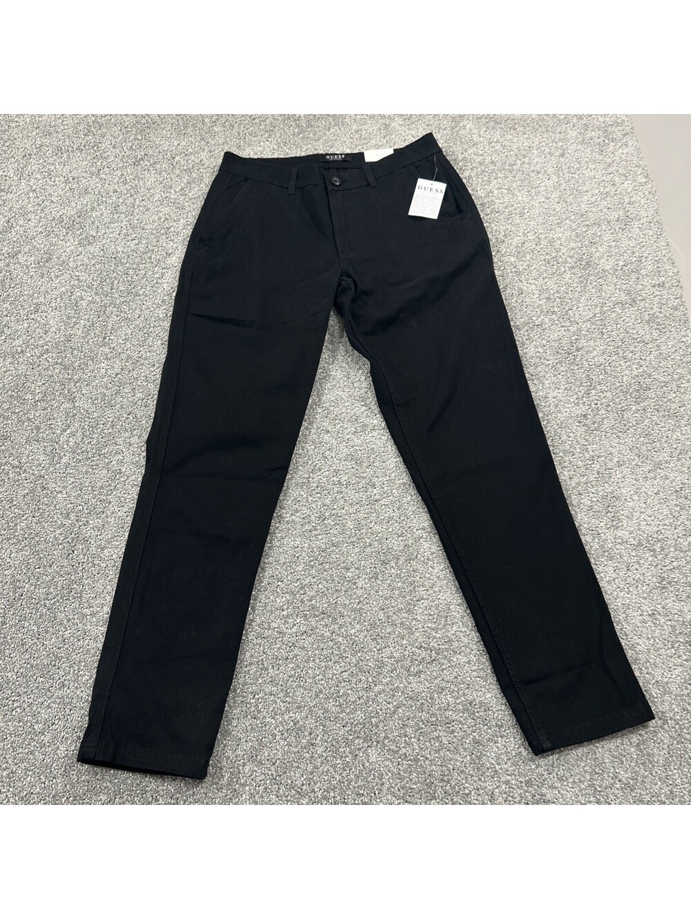 GUESS Los Angeles Black Straight Leg Pants Men’s